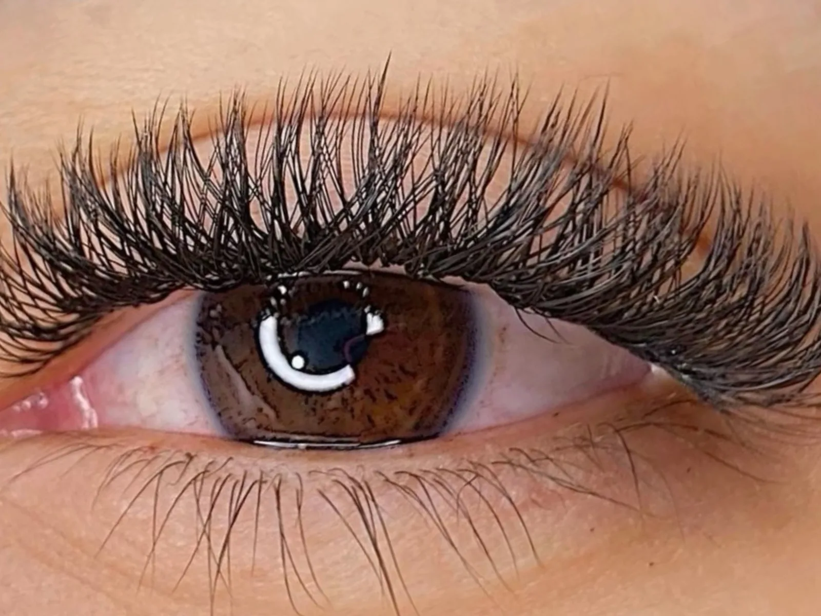 Beauty Lover & Lash client result with a full textured YY lash set